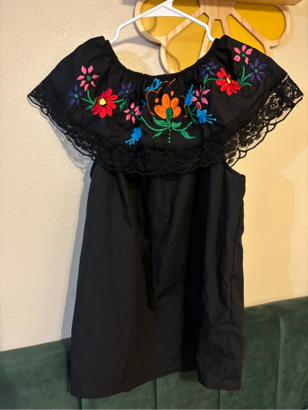 Kids traditional Mexican dress size L